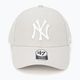 47 Značka MLB New York Yankees MVP SNAPBACK šedá baseballová čiapka 4