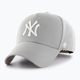 47 Značka MLB New York Yankees MVP SNAPBACK šedá baseballová čiapka 5