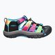 Detské trekingové sandále KEEN Newport H2 v dúhovom farebnom prevedení 8