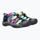 Detské trekingové sandále KEEN Newport H2 v dúhovom farebnom prevedení 9