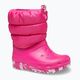Juniorské snehové topánky Crocs Classic Neo Puff candy pink 8