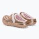 Detské žabky Crocs Classic Lined Glitter Clog gold/barely pink 4