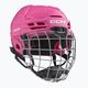 Detská hokejová prilba CCM Tacks 70 Combo pink