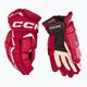 Hokejové rukavice CCM JetSpeed FT6 Pro SR červená/biela 2