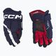 Detské hokejové rukavice CCM Next YTH navy/white 2