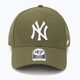 47 Značka MLB New York Yankees MVP SNAPBACK sandalwood baseballová čiapka 4