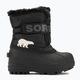 Sorel Snow Commander junior snehové topánky black/charcoal 2