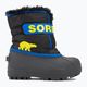 Sorel Snow Commander juniorské snehové topánky black/super blue 2