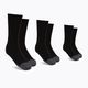 Under Armour Heatgear Crew pánske športové ponožky 3 páry čierne 1346751