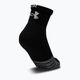 Under Armour Heatgear Quarter športové ponožky 3 páry čierne 1353262 2