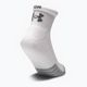 Športové ponožky Under Armour Heatgear Quarter 3 páry biele a sivé 1353262 2