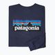 Pánske trekingové tričko s dlhým rukávom Patagonia P-6 Logo Responsibili classic navy 6