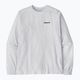 Pánske tričko Patagonia P-6 Logo Responsibili Longsleeve white 3