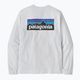 Pánske tričko Patagonia P-6 Logo Responsibili Longsleeve white 5