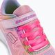 SKECHERS Go Run 600 Shimmer Speeder detská tréningová obuv light pink/multi 8