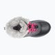 Columbia Rope Tow III WP Dievčenské detské snehové topánky dark grey/haute pink 15