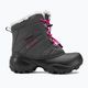 Columbia Rope Tow III WP Dievčenské detské snehové topánky dark grey/haute pink 2