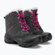 Columbia Rope Tow III WP Dievčenské detské snehové topánky dark grey/haute pink 4