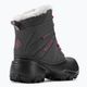 Columbia Rope Tow III WP Dievčenské detské snehové topánky dark grey/haute pink 9