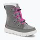 Sorel Sorel Explorer Lace quarry/bright lavender juniorské snehové topánky
