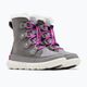 Sorel Sorel Explorer Lace quarry/bright lavender juniorské snehové topánky 9