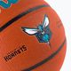 Wilson NBA Team Alliance Charlotte Hornets hnedá basketbalová lopta WTB3100XBCHA veľkosť 7 3