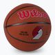 Wilson NBA Team Alliance Portland Trail Blazers hnedá basketbalová lopta WTB3100XBPOR veľkosť 7 2