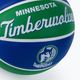 Wilson NBA Team Retro Mini Minnesota Timberwolves basketbal modrý WTB3200XBMIN veľkosť 3 3
