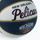 Wilson NBA Team Retro Mini New Orleans Pelicans basketball navy blue WTB3200XBBNO veľkosť 3 3