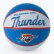 Wilson NBA Team Retro Mini Oklahoma City Thunder basketbal modrý WTB3200XBOKC veľkosť 3