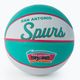 Wilson NBA Team Retro Mini San Antonio Spurs basketbal šedá WTB3200XBSAN veľkosť 3