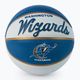 Wilson NBA Team Retro Mini Washington Wizards basketbal modrý WTB3200XBWAS veľkosť 3 2