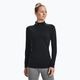 Dámske tréningové tričko s dlhým rukávom Under Armour Authentics CG Mockneck black/white