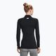 Dámske tréningové tričko s dlhým rukávom Under Armour Authentics CG Mockneck black/white 3