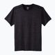 Pánske bežecké tričko Brooks Luxe htr deep black 3
