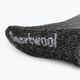 Smartwool Classic Hike Extra Cushion Crew trekingové ponožky čierno-sivé SW0131000011 4
