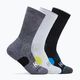 Bežecké ponožky HOKA Crew Run Sock 3 parywhite/black/grey