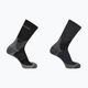 Salomon X Ultra Access Crew 2 páry trekingových ponožiek antracit/čierna 8