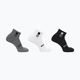 Salomon Everyday Ankle trekingové ponožky 3 páry čierna/biela/medová šedá