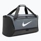 Tréningová taška Nike Brasilia 9,5 60 l sivá/biela 2