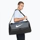Tréningová taška Nike Brasilia 9,5 60 l sivá/biela 9