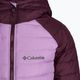 Detská páperová bunda Columbia Powder Lite s kapucňou gumdrop/marionberry 3