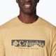 Pánske trekové tričko Columbia Kwick Hike Graphic S light camel heather/csc box treeline 5