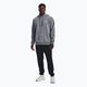 Pánska mikina Under Armour Essential Fleece Hoodie pitch gray medium heather/white 2