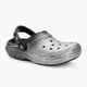 Crocs Classic Glitter Lined Clog black/silver žabky 2