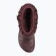 Dámske snehové topánky Crocs Classic Neo Puff Luxe dark cherry 5