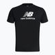 New Balance Essentials Stacked Logo Co pánske tréningové tričko čierne NBMT31541BK 5