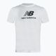 New Balance Essentials Stacked Logo Co pánske tréningové tričko biele NBMT31541WT 5