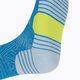 HOKA Crew Run Sock 3 páry diva blue/ice water/evening primrose bežecké ponožky 7