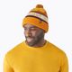 Smartwool Knit Winter Pattern POM honey gold heather beanie 7